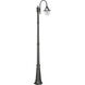 Orion 1 Light 94.63 inch Black Post Light, Solar
